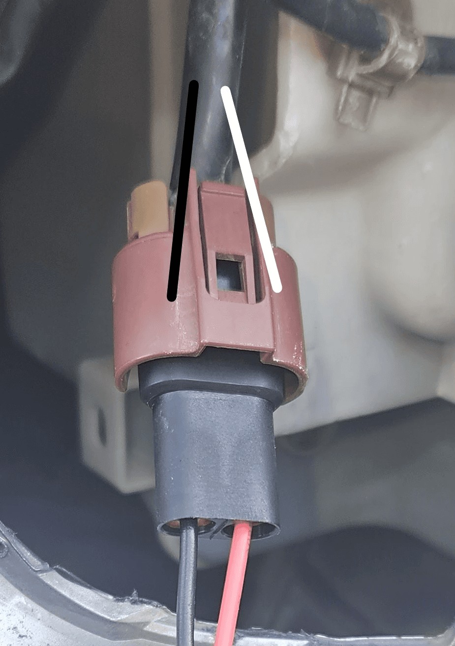 subaru fog light connector