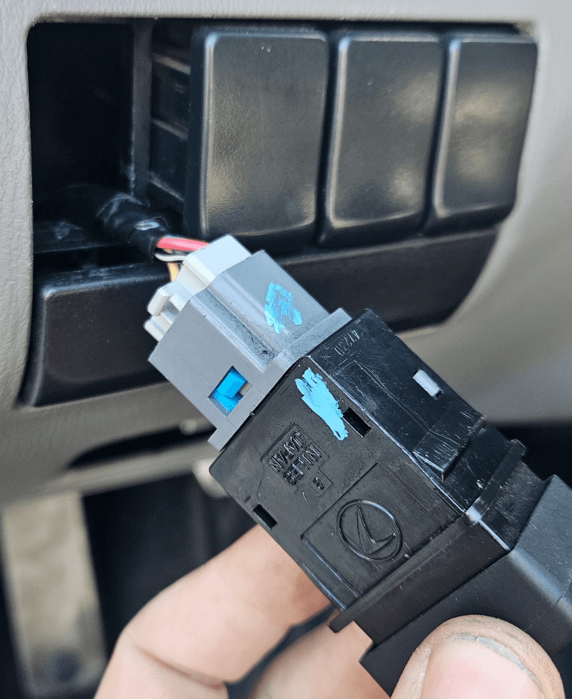 subaru fog light switch connection