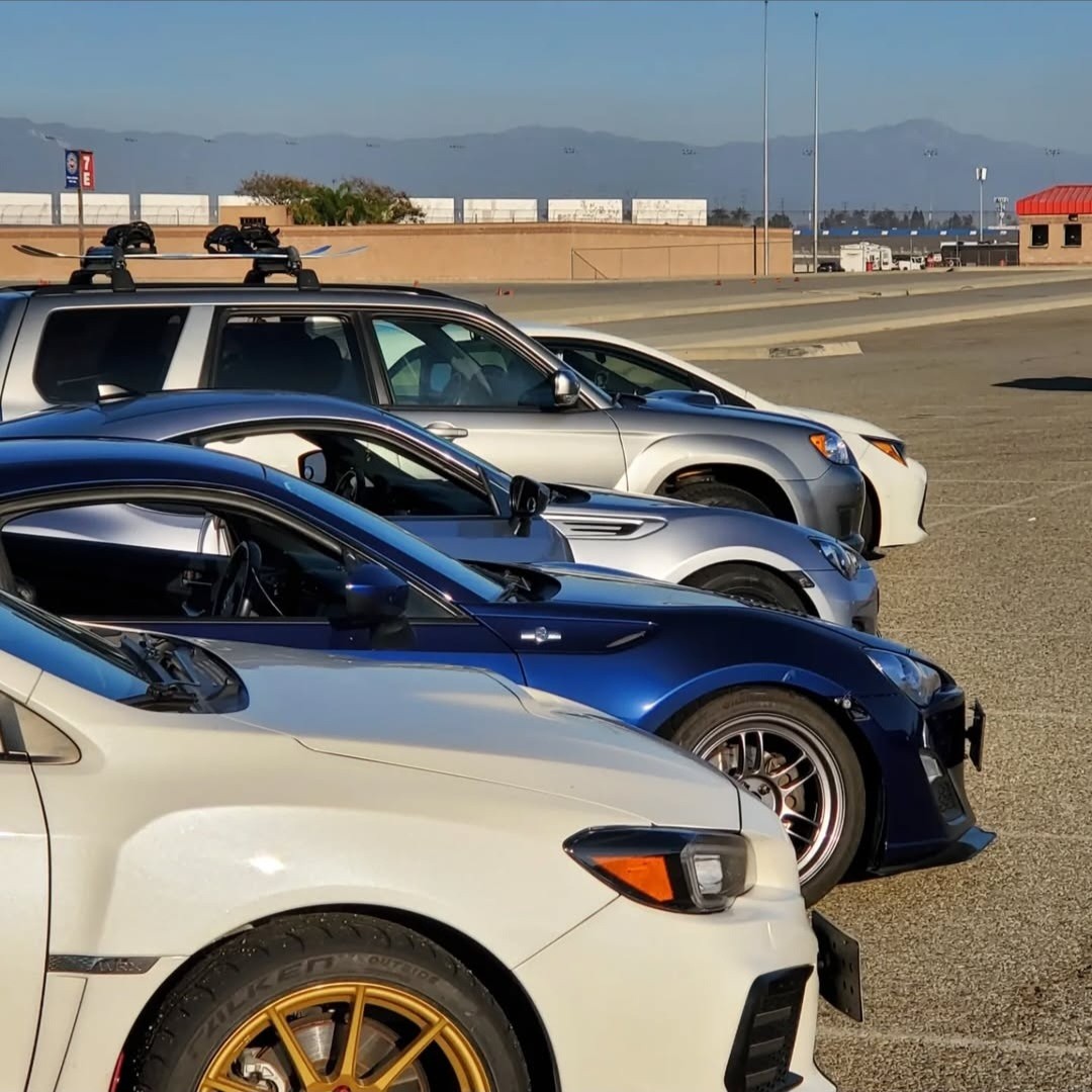 cars at autocross