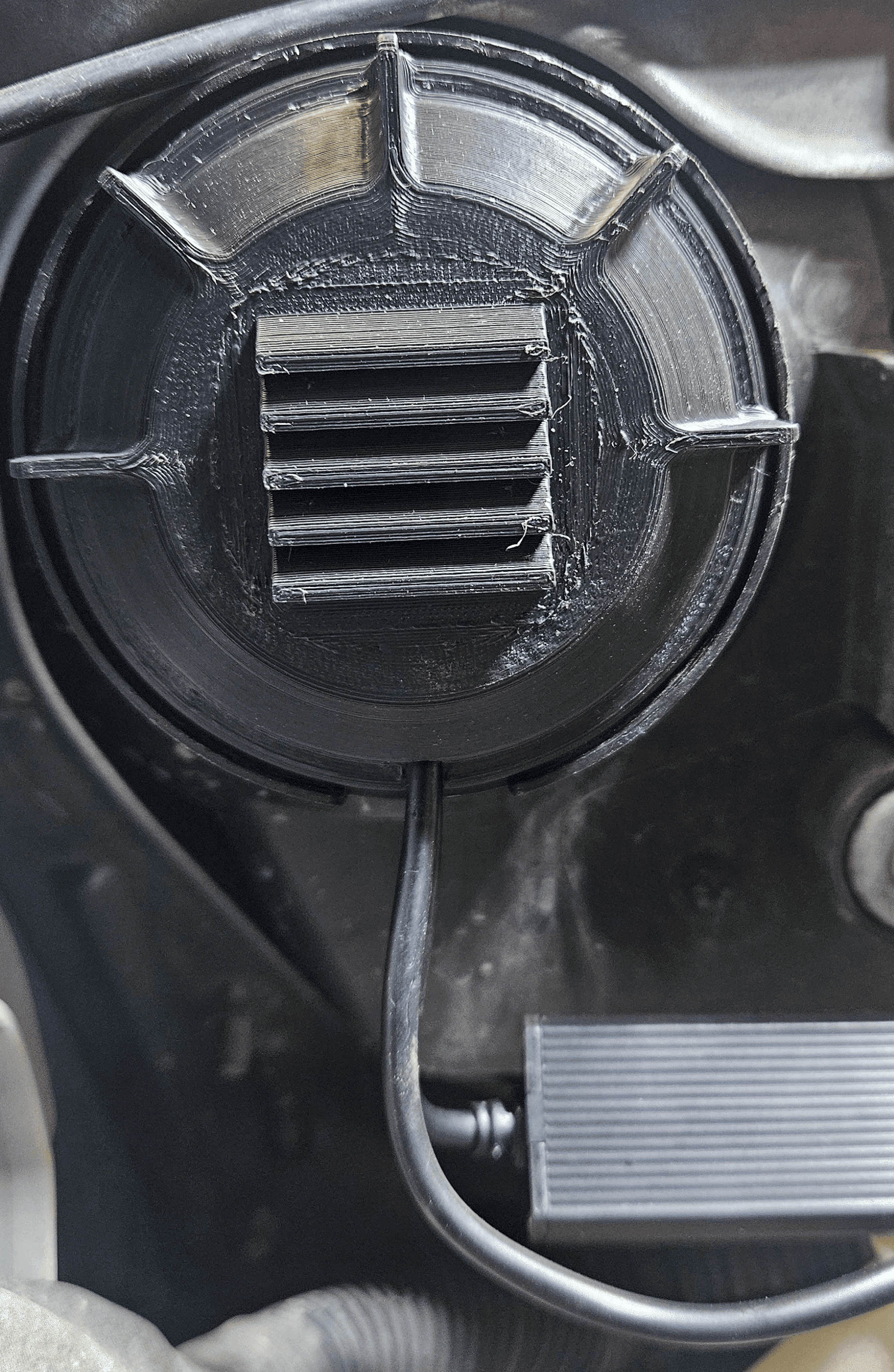 3d printed headlight cap