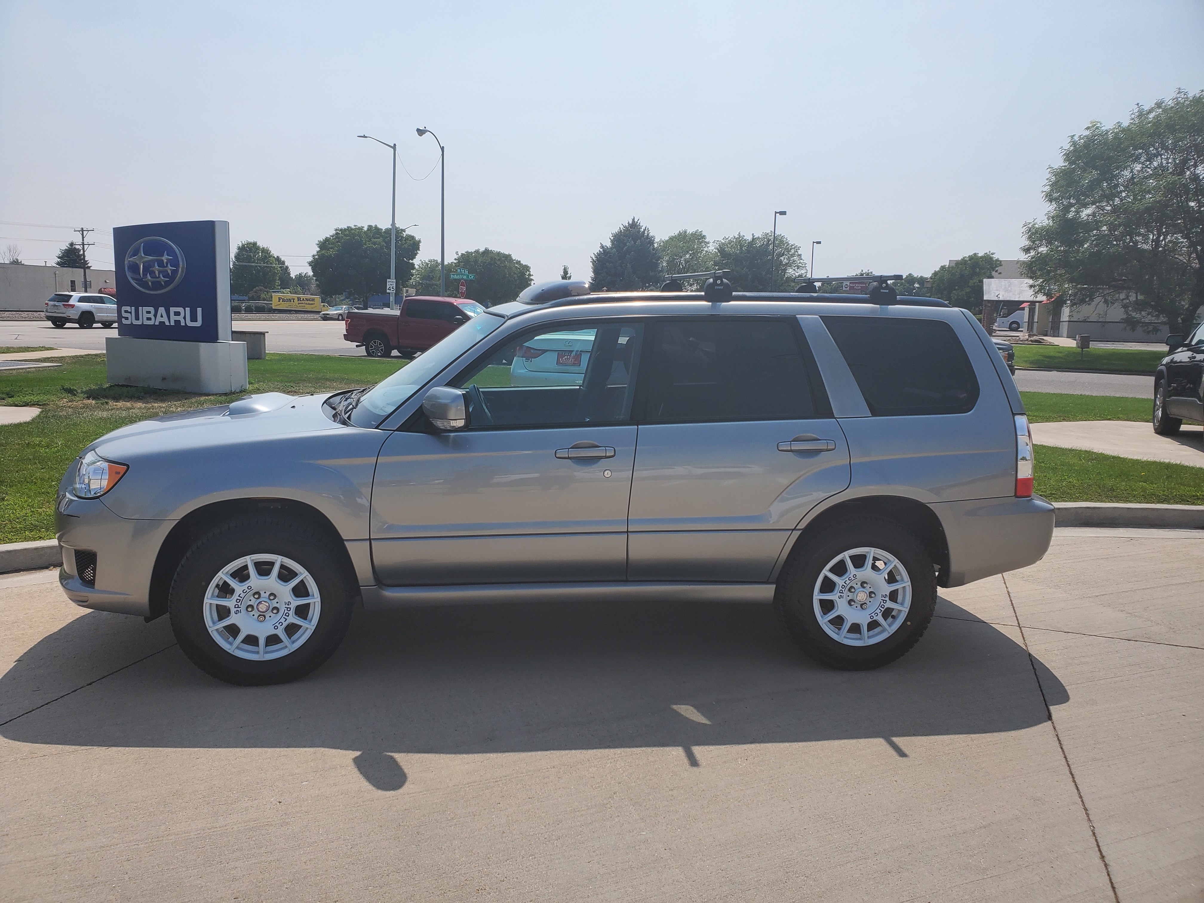 2007 subaru forester xt sports grey