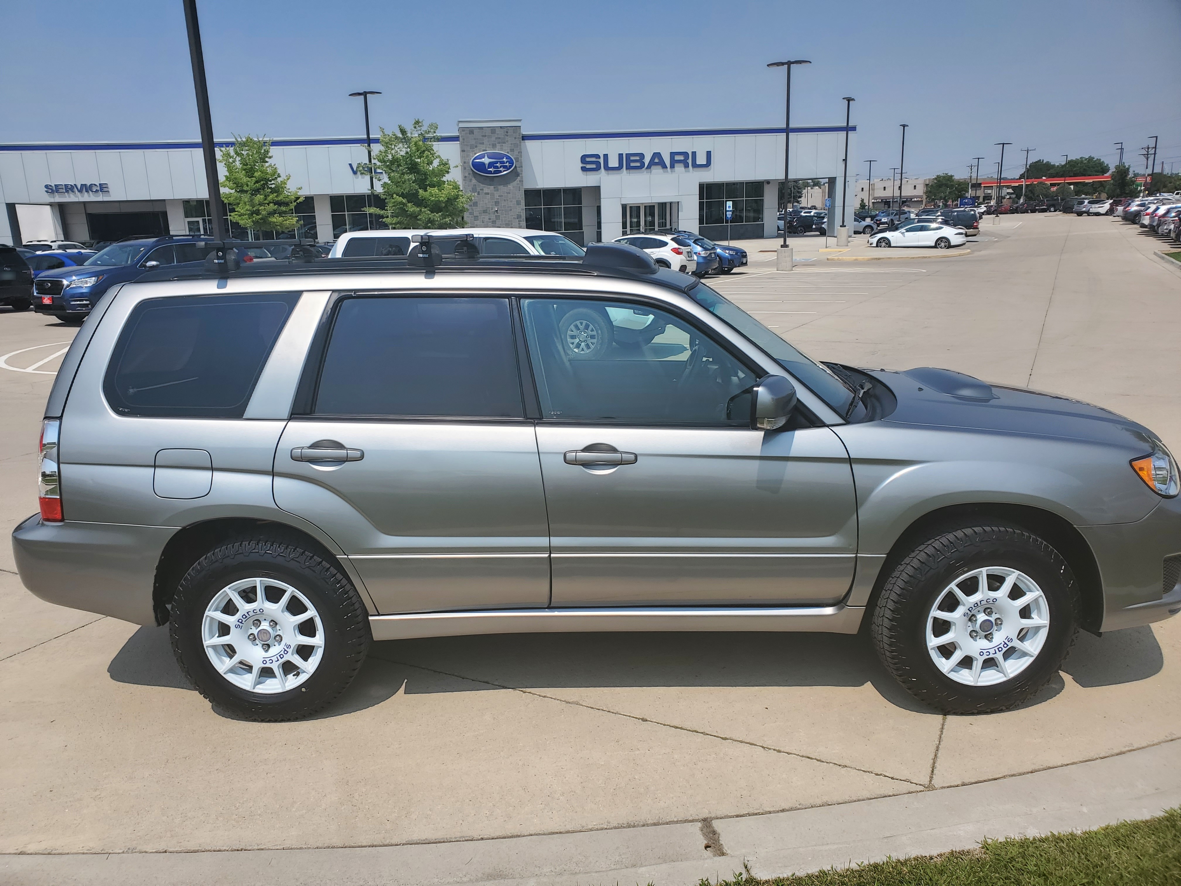 2007 subaru forester xt sports grey