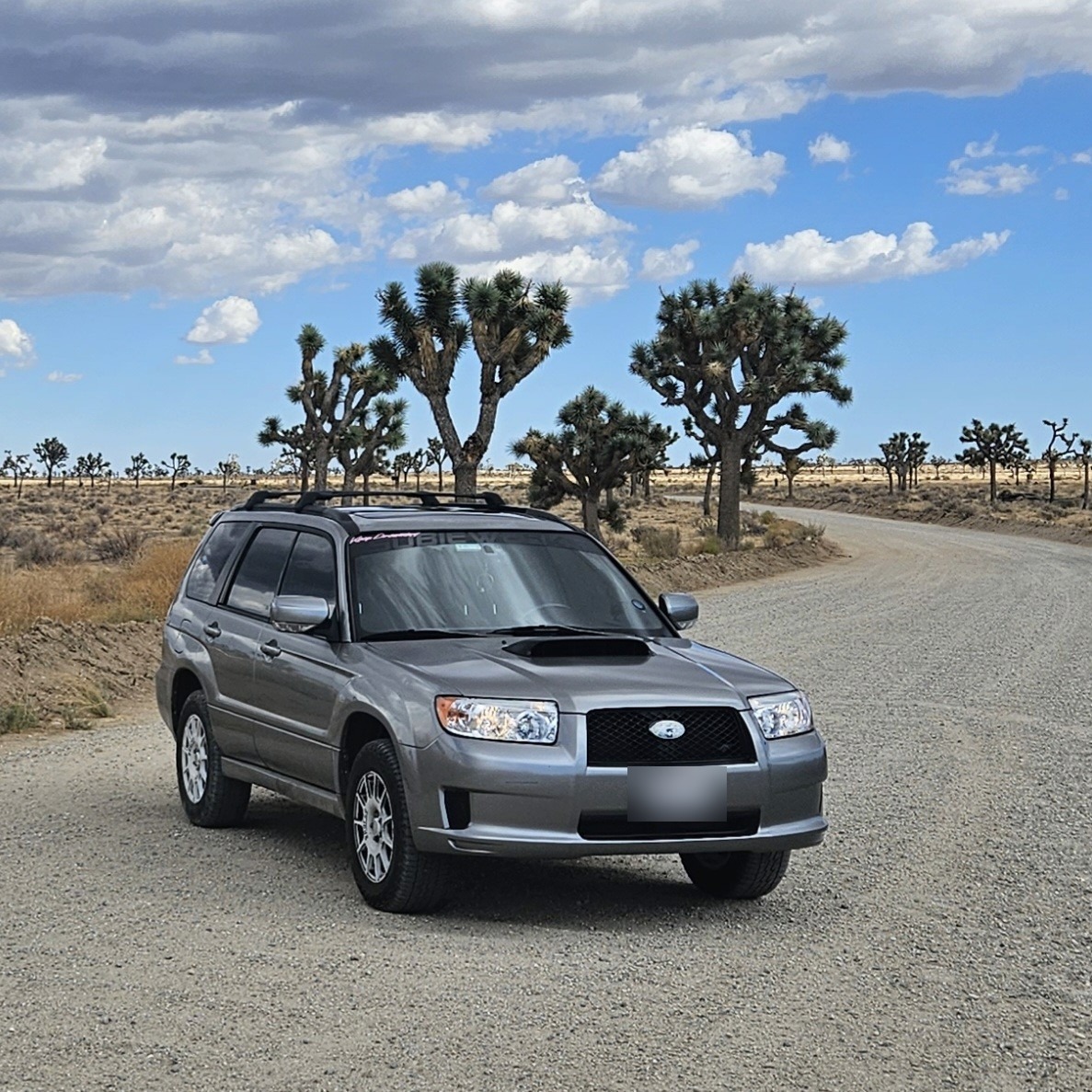 2007 subaru forester xt sports grey in joshua tree