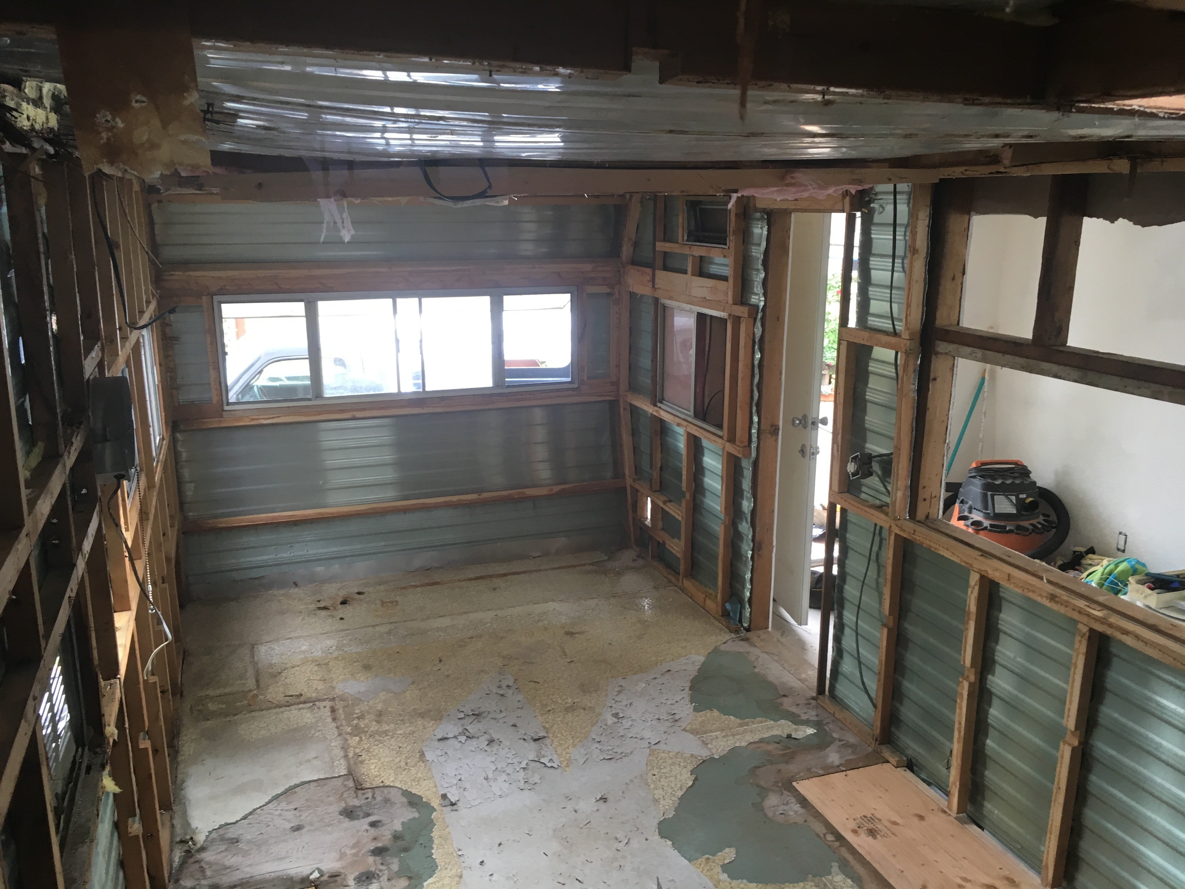 1957 Trailer framing