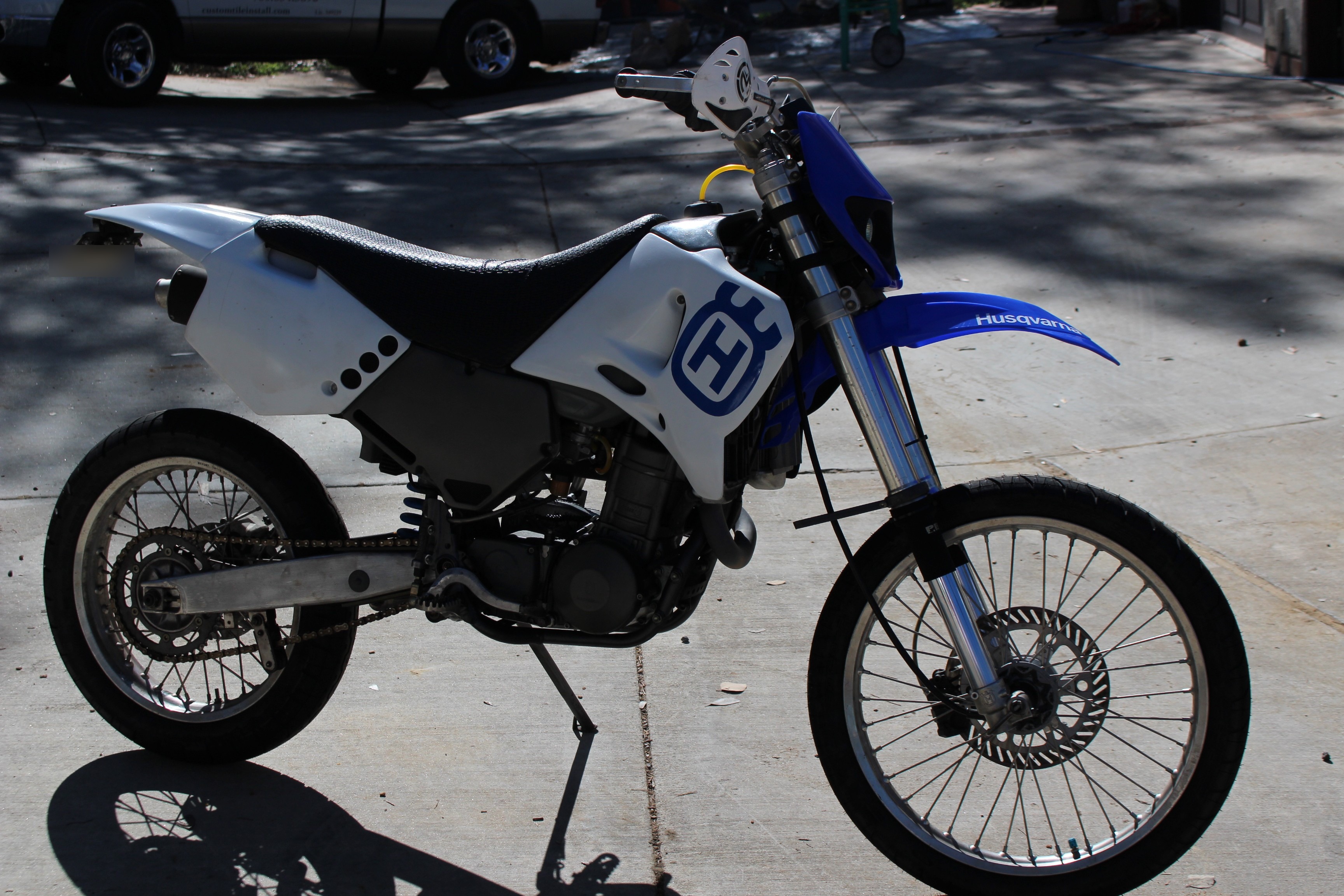 1998 Husqvarna TE610 white blue