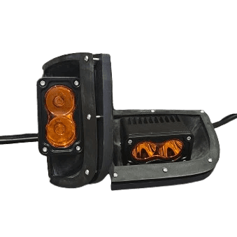 SMITHtRONiC amber auxiliary light kit installed