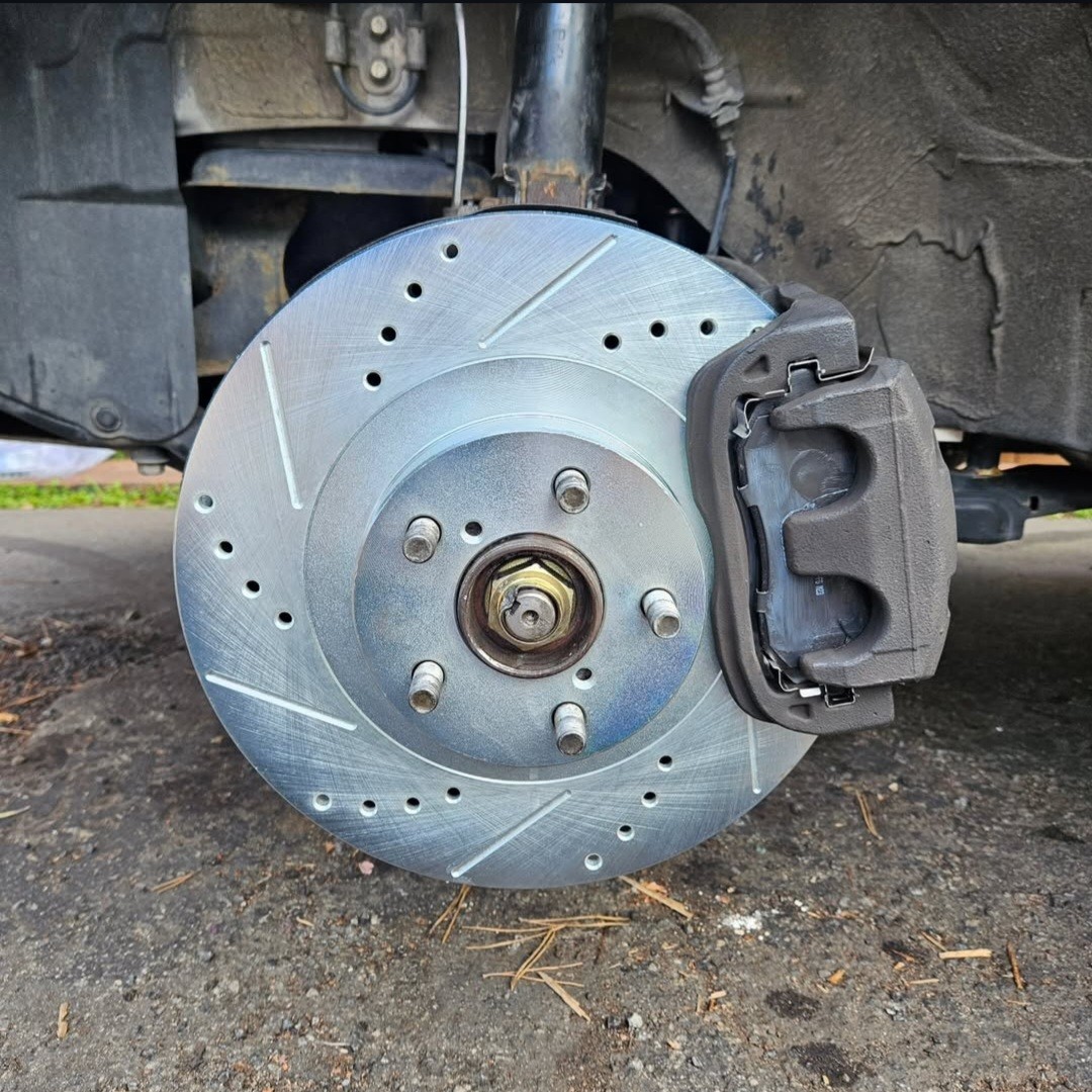 drilled and slotted rotors
