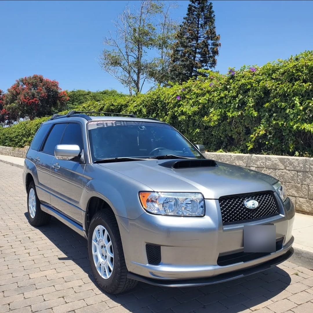 2007 subaru forester xt sports with sti hood scoop
